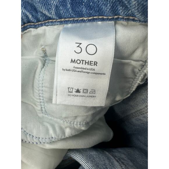 Mother Superior The Dogger Skimp Cuff Jeans Size 30 Wide Leg Leap of Face $268 - Picture 8 of 13